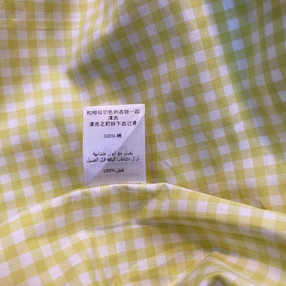 Thomas Pink Button Down Gingham Shirt - Size 17, 36.5 - Picture 10 of 11